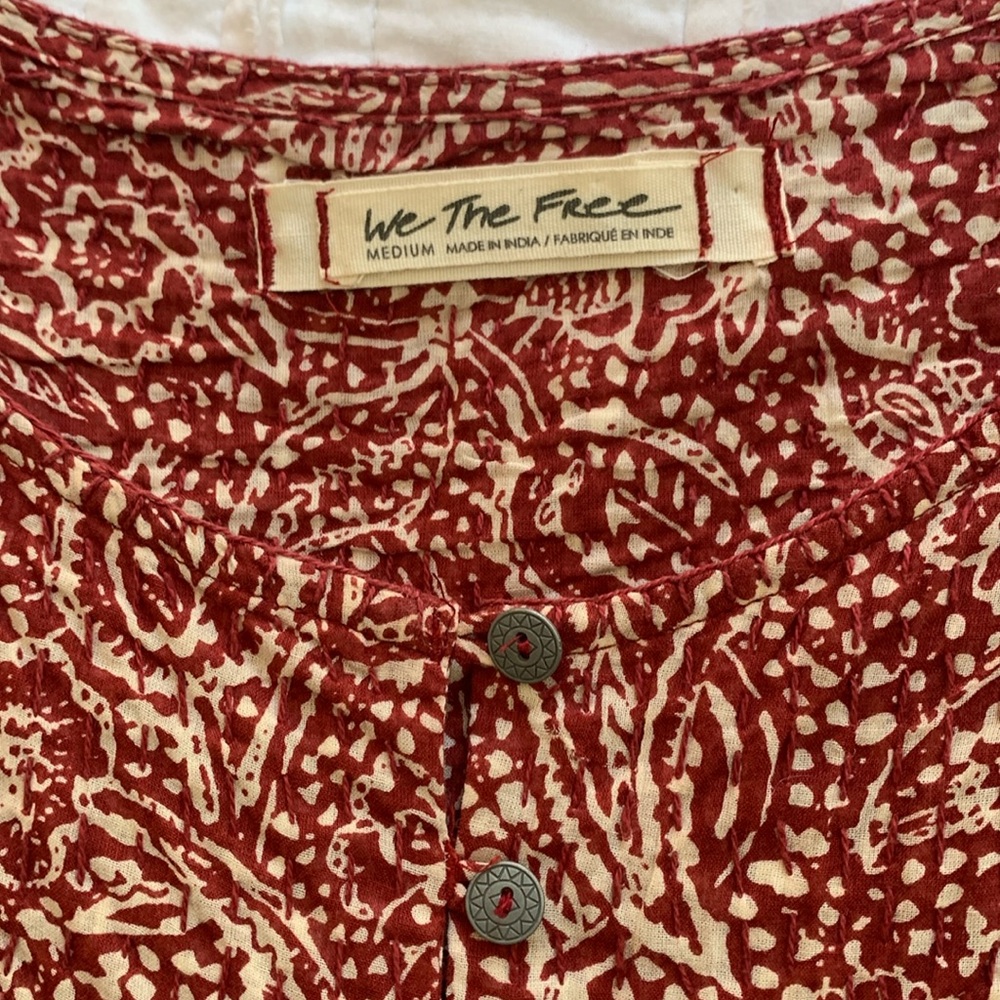 Free People peasant blouse